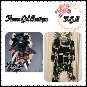 Hand made flower pin